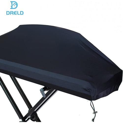 Dreld Electronic Piano Keyboard Cover, Key Protection, Dustproof and Waterproof, with Adjustable Elastic Cord, Lightweight, Breathable, Simple Design,