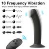 Anal Plug Prostate Massager Sex Products Wireless Remote Vaginal Stimulator with Sucker Silicone Dildo Sex Toys for Man Woman