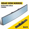 300MM Wide Interior Convex Clip On Rear View Mirror Glass Universal US