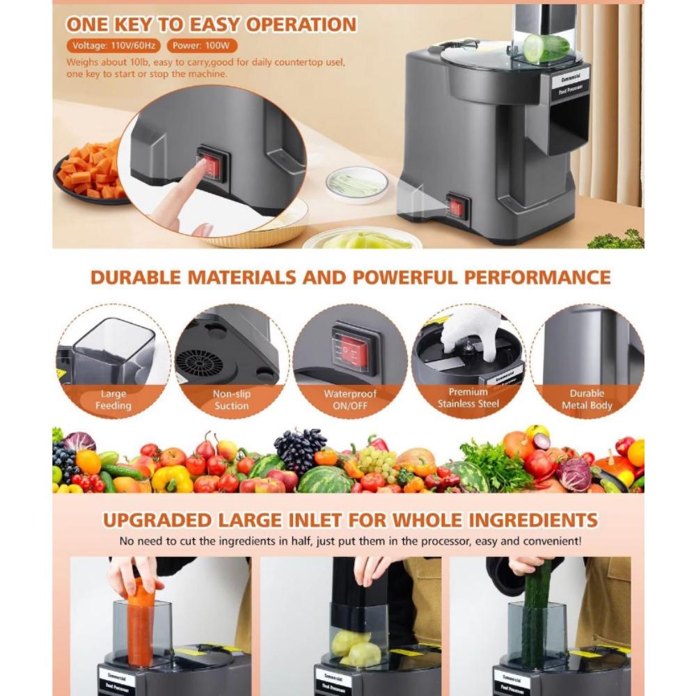 Vegetable Slicer Multi-function Slitting, Shredding, Slicing