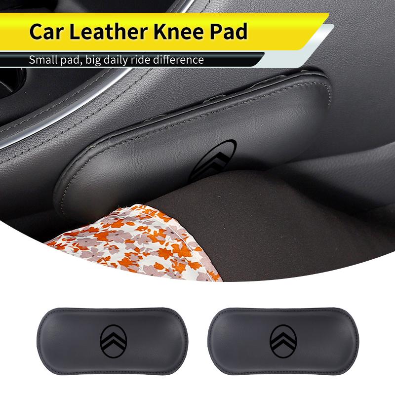 AIU1 Car Knee Pad Leg Knee Cushion Car Door Armrest Accesseries For Citroen C4 C3 C5 C1 C2 Berlingo Celysee Cactus Picasso Aircross