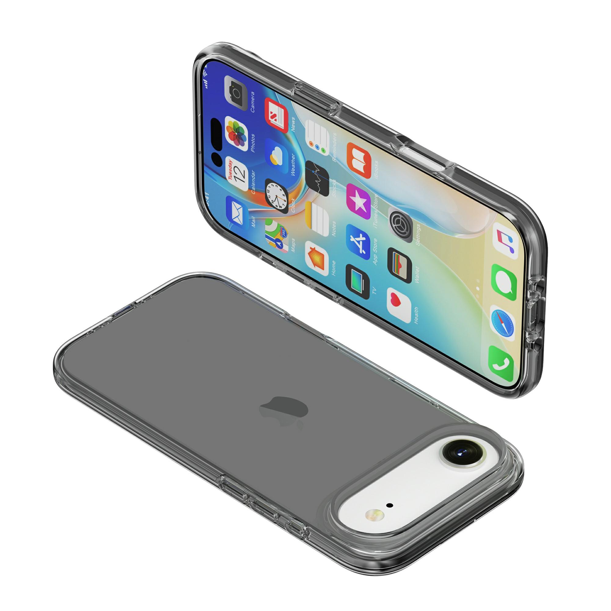 

For iPhone 17 Air Case PC+TPU Shockproof Clear Phone Cover A