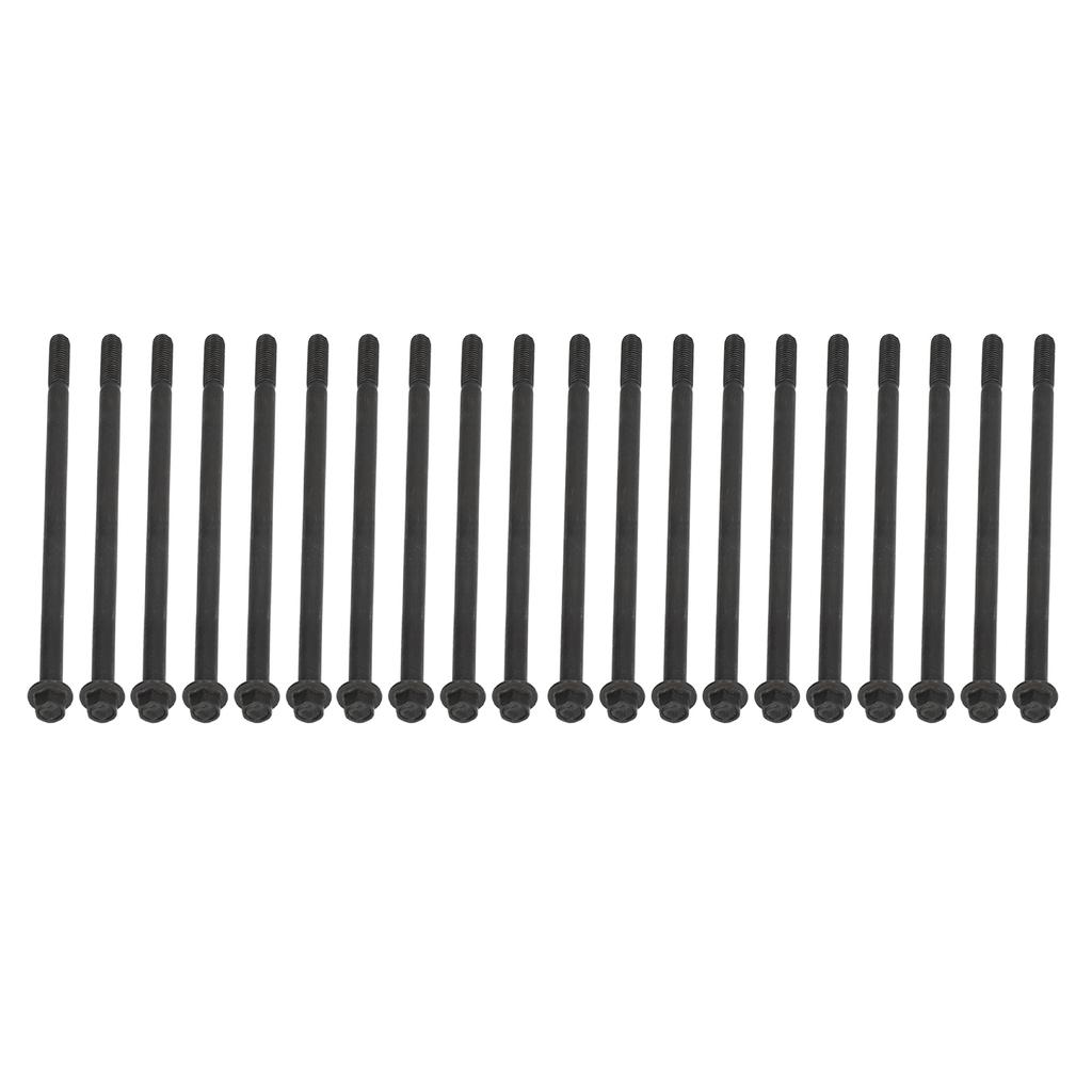 20 Stück Flanschschraube Sechskantkopf Lang Kohlenstoffstahl M8x180 Befestigungselement für Maschinenausrüstung