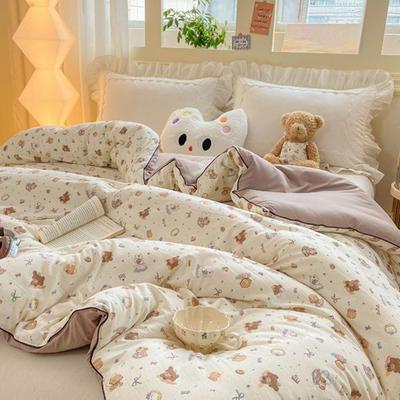 Soybean Fiber Winter Quilt: Thick, Printed, All-Season Comfort for Student Dorms