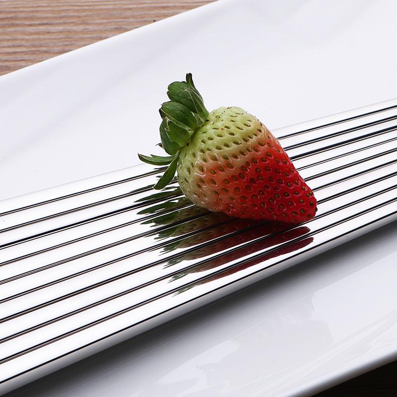 316Stainless Steel Non-Slip Chopsticks High-End Chinese Korean Household Dining Chopsticks Reusable Japanese Sushi Chopsticks