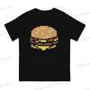 Summer Unisex Tshirts  Hamburger Novelty Cool Tshirt Street Clothing SXL