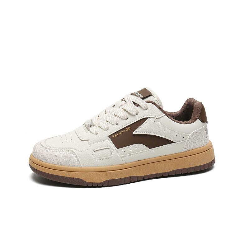 

Мужская обувь модная новая ретро парусиновая обувь мужская спортивная и повседневная нишевая универсальная мужская обувь для скейтборда 44 бежевый