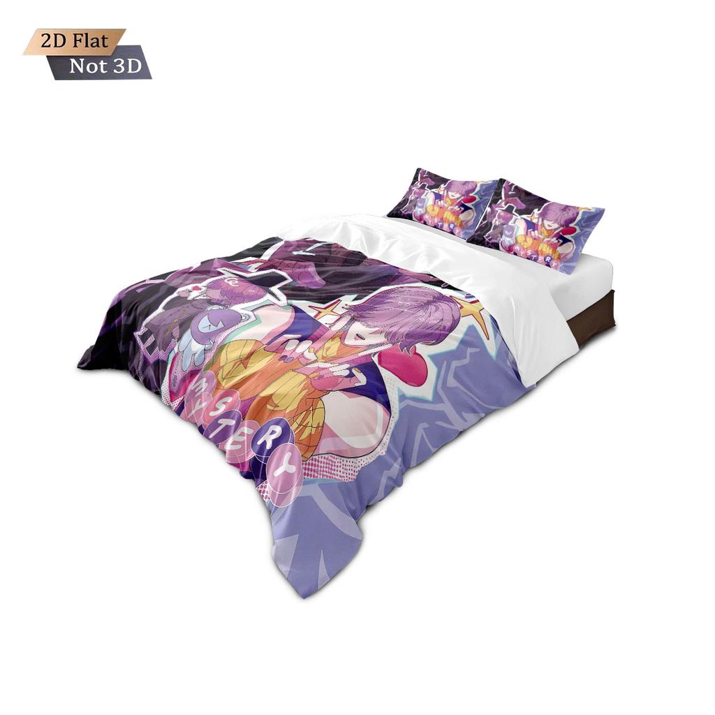 Set copripiumino senza imbottitura stampato K-Pop Saja Boys, camera da letto multi misura, decorazione biancheria da letto per dormitorio, stile lavabile in lavatrice