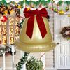 2 Pieces 50cm Christmas Bell Inflatable Ball Decoration PVC Giant Inflatable Christmas Bell Outdoor Christmas Decoration