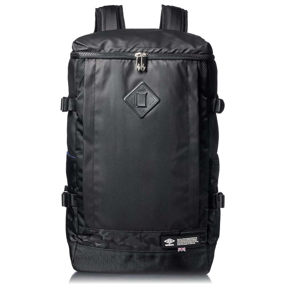 Umbro Backpack Daypack Square with PC Compartment, Bottle Pocket, and Chest Strap