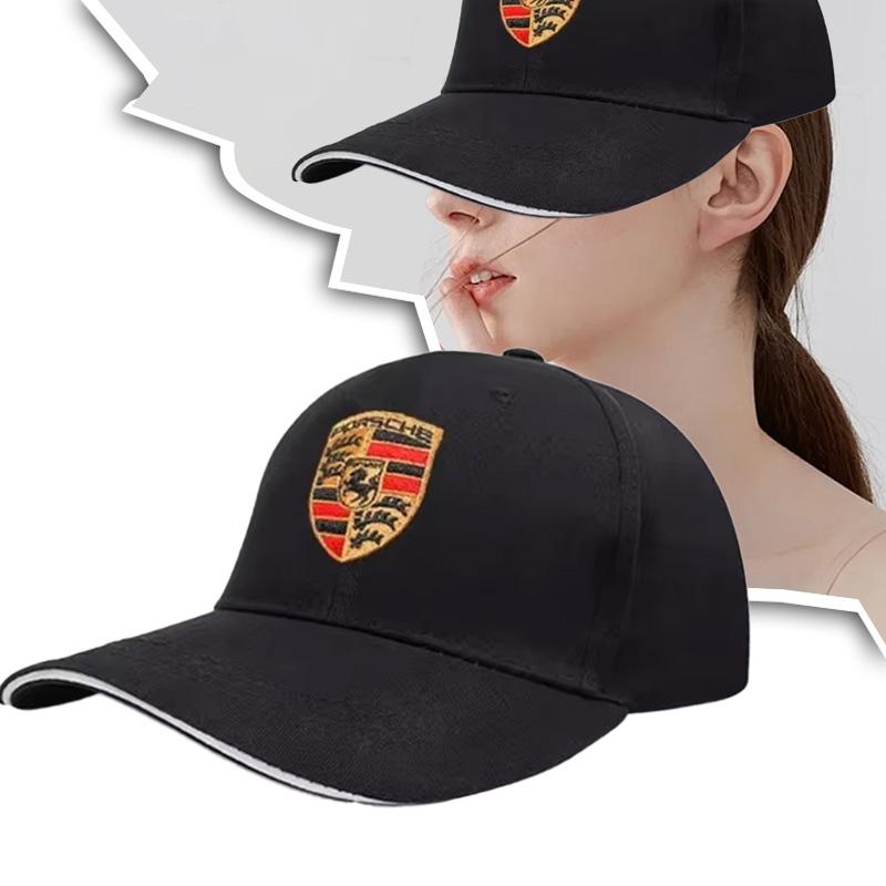 Embroidery Car Logo Snapback Baseball Cap Outdoor Adjustable Casual Hats For Porsche 918 Taycan Panamera Cayenne Boxster Cayman