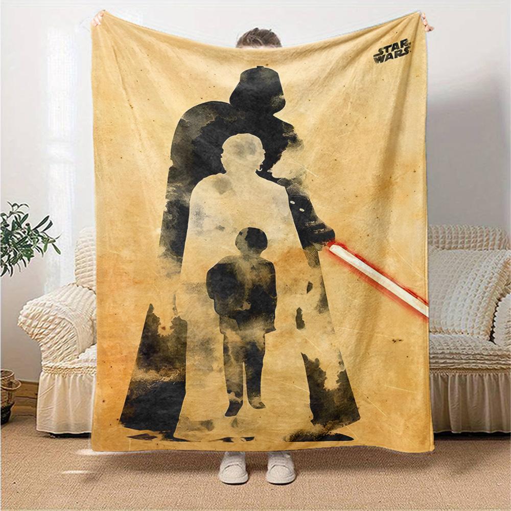 Star Wars Blanket Warmthful Decor Suitable for Seaside Livingroom Office All-Season Use Modern Perfect Gift for Relatives and Friends