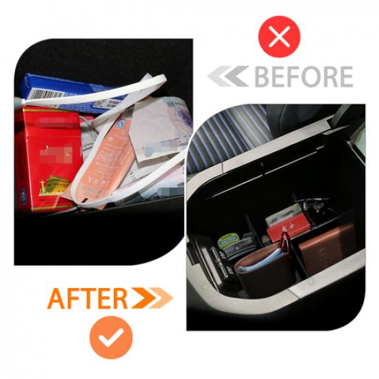 Center Console ABS Armrest Box Ert Organizer Divider Fit For ToyotaRAV4 +