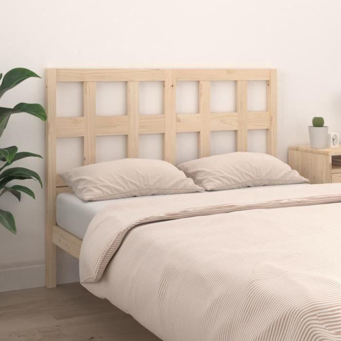 VidaXL Headboard 125.5x4x100 Cm Solid Pine Wood 818910