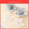 Handmade Shell Brooch Pendant With Dual Layer Design For Fashion Accessories