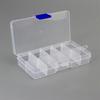 10 Grids Storage Box Container Jewelry Bead Case Organizer Boxes Case Compartments Plastic Transparent Detachable Organizadores