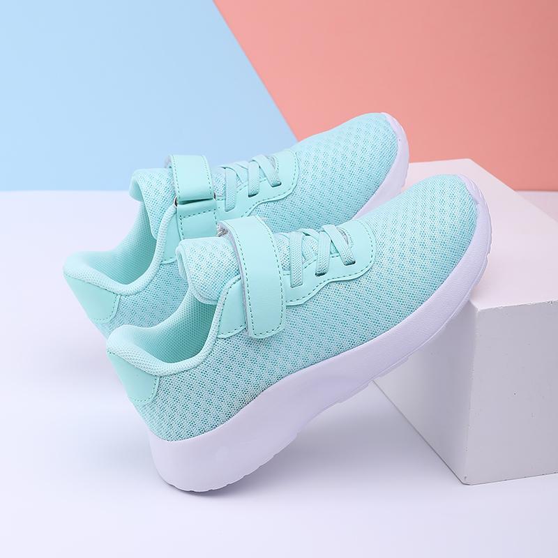 Fashion Boys and Girls Sneakers Ultra Soft Children's Casual Shoes Solid Color Mesh Breathable Non Slip Running Shoes Low Price