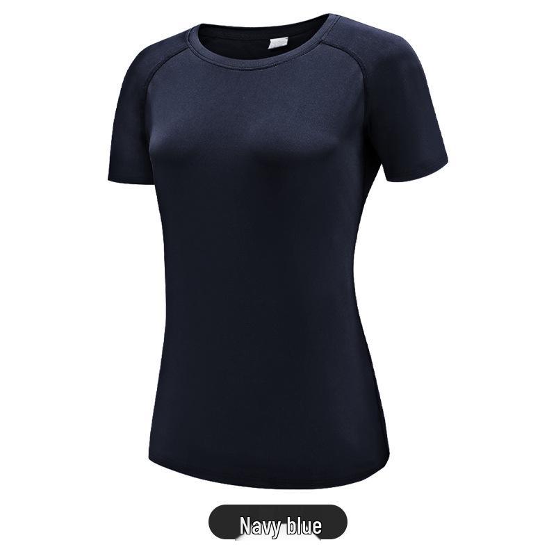 Women's Quick-Dry Mesh Yoga T-Shirt - Loose Fit, Short Sleeve Sportswear for Spring/Summer Fitness and Running
