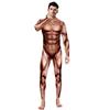 Joyasslly 3D Printed Giant Muscle Cosplay Suit, Full Body Zentai Costume for Halloween (XL)