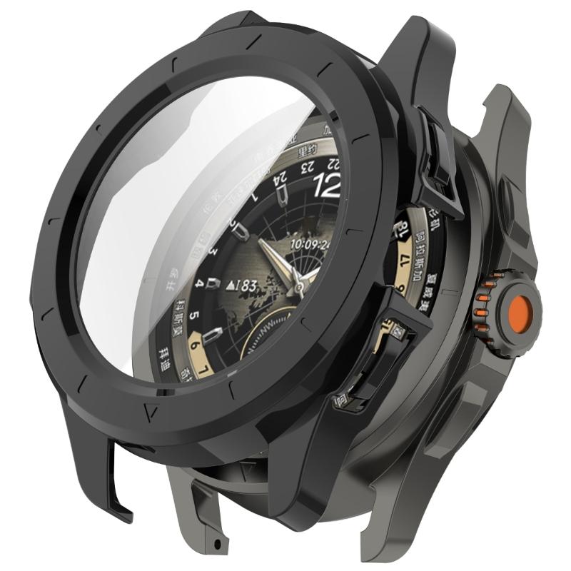 Protective Housing Cover For Watch Sport Smartwatch With Integrated Screen Guard, Shockproof Easy Installation PC Glass