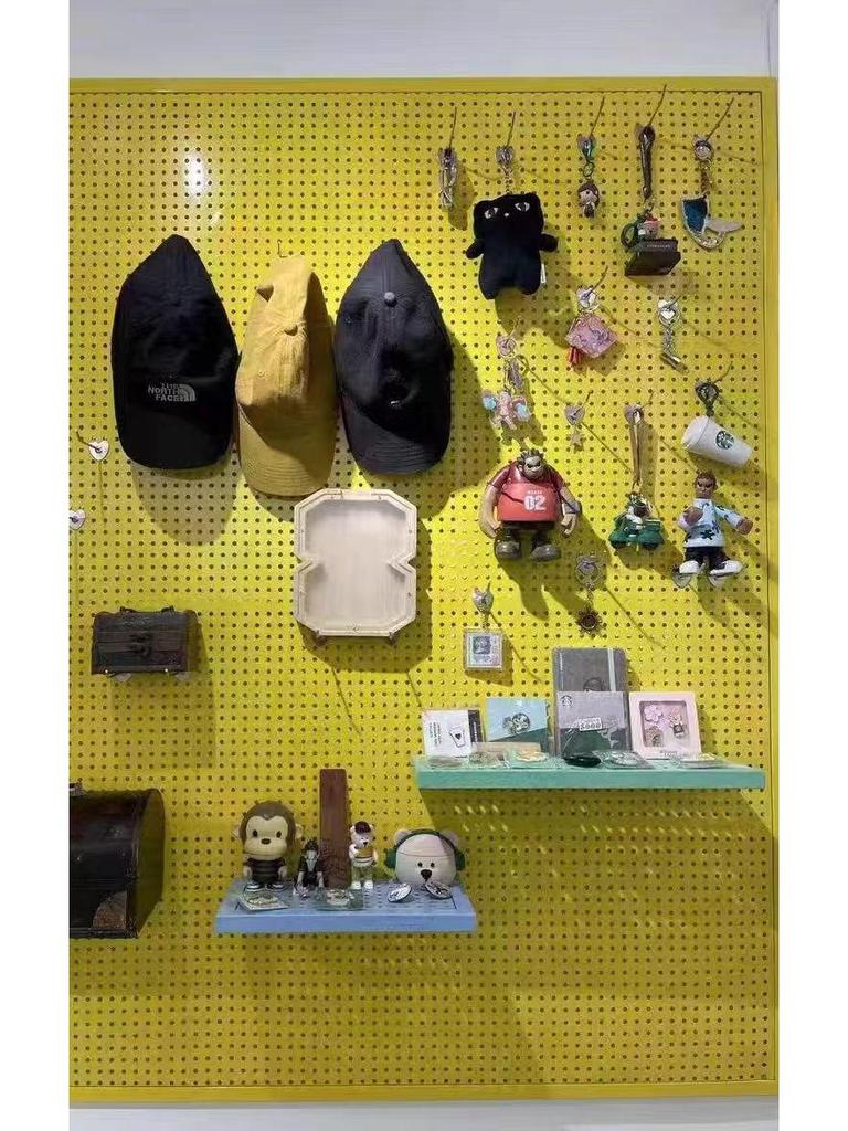 Kleurrijk Prikbord Wand: Multifunctioneel Gereedschap, Hardware en Sieraden Displayrek