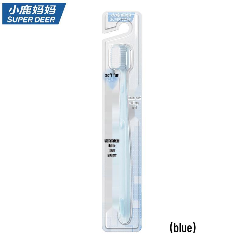 

Little Deer Mom Adult Wide Head Soft Bristle Toothbrush
