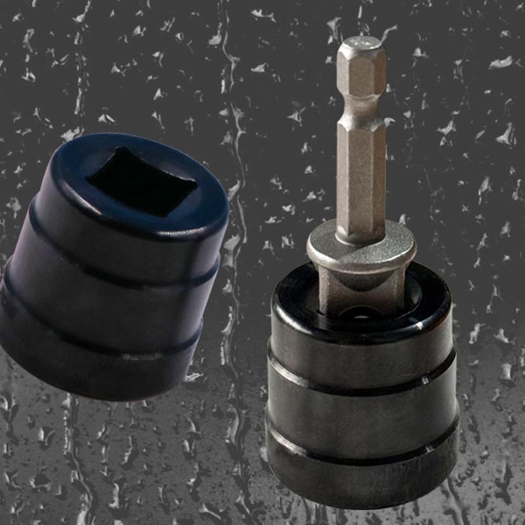 Car Jack Adapter Rust-Resistant Jack Drill Adapter High-Strength Rust-Proof Effort-Saving Tool For Travel Vehicle RV Camping