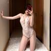 Sexy Seduction Lace Set Open Free Onesie Transparent Pure Desire Suspender Set Sexy