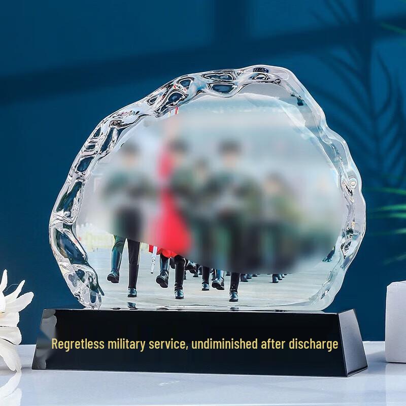 Veteran s Commemorative Crystal Trophy