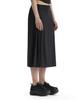 Teulimingbeodeu Jersey Lace-Up Side Set-Up Skirt [ Black ]
