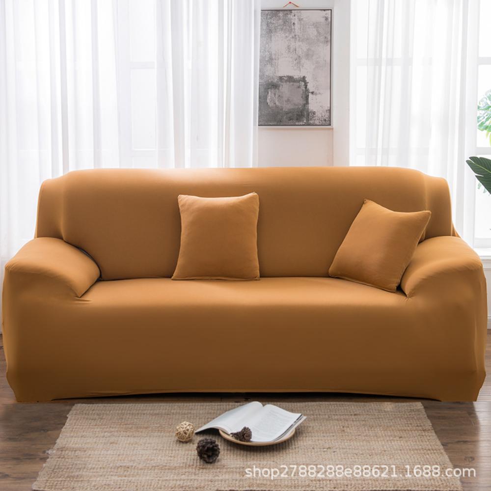 

Universal Printed Sofa Cover Full Wrap Slipcovers Soft Fabric All Season Couch Protector Single S 90-140CM верблюд