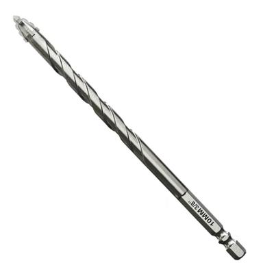 4/5/6/8/10/12mm Eccentric Drill Bit Four Edge Eccentric Twist Drill Bit High Hardness Bevel Tip Serrated Drill Bit