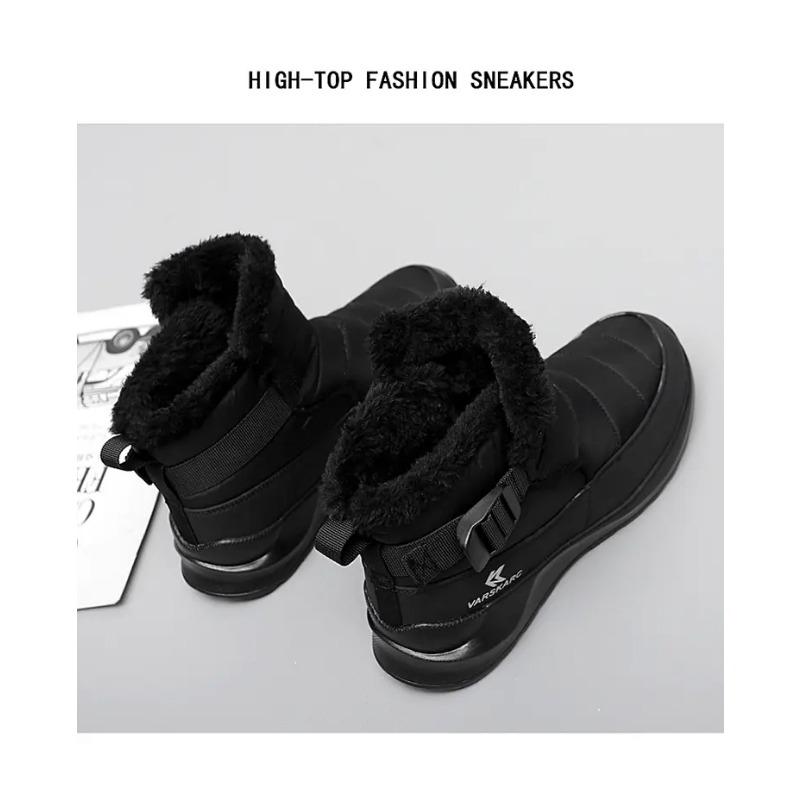 Winter Snow Boots Women New Fashion Cotton Shoes Plush Warm Casual Boots Non Slip Ankle Boots