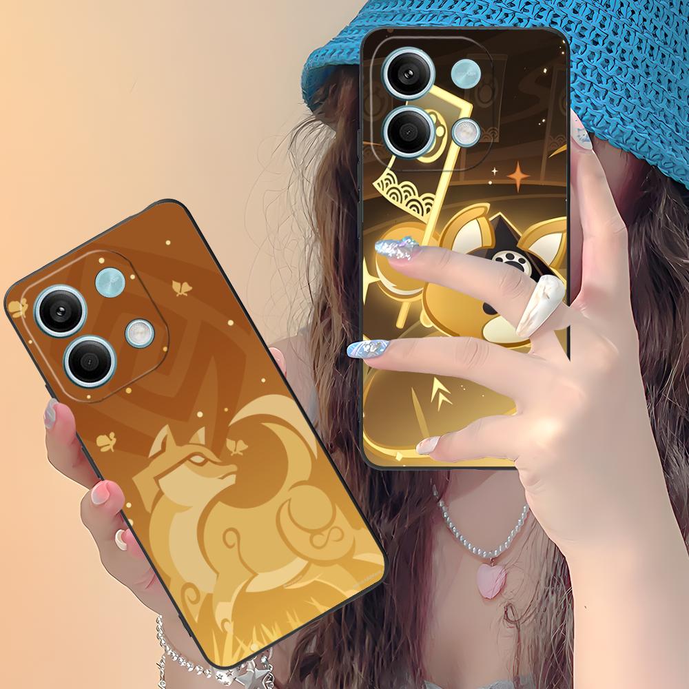 Game GI Gorou Mobile Phone Case for Xiaomi Redmi 15 14 13 12 A5 3 2 1 C Plus 4G 5G Colorful Printing Cover Luxury Cover