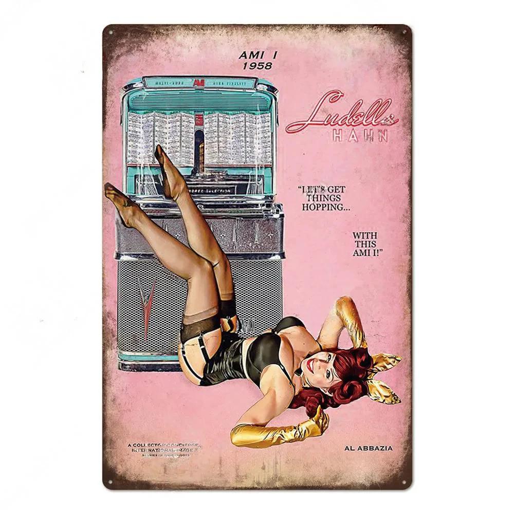 Metalowe Plakaty Vintage Metalowe Znaki Dekoracja Tabliczka Metalowa Vintage Blaszany Znak do Baru Garażu Jaskiń Mężczyzn w Pokojach Rodzinnych Dekorowanie Pla