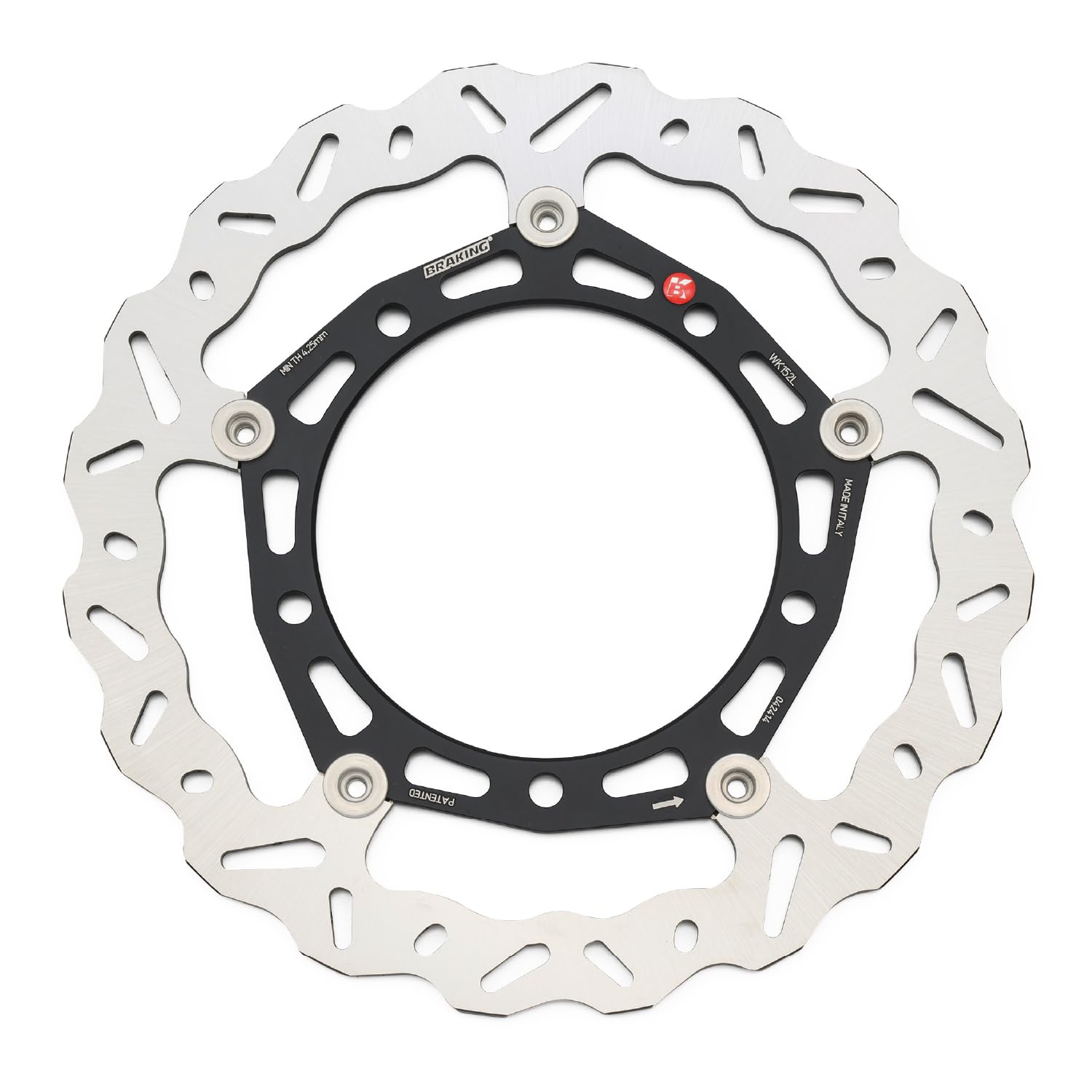 BRAKING Z900 Z650RS Front Left Side Only WK152L Motorcycle Disc Rotor Wave Disc 65583 (Braking)