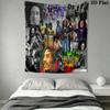 Abstract Guitarist Tapestry Urban Art Vibes Tapestry Background Cloth Fashion Print Home Decor Wall Covering Decoration Soft