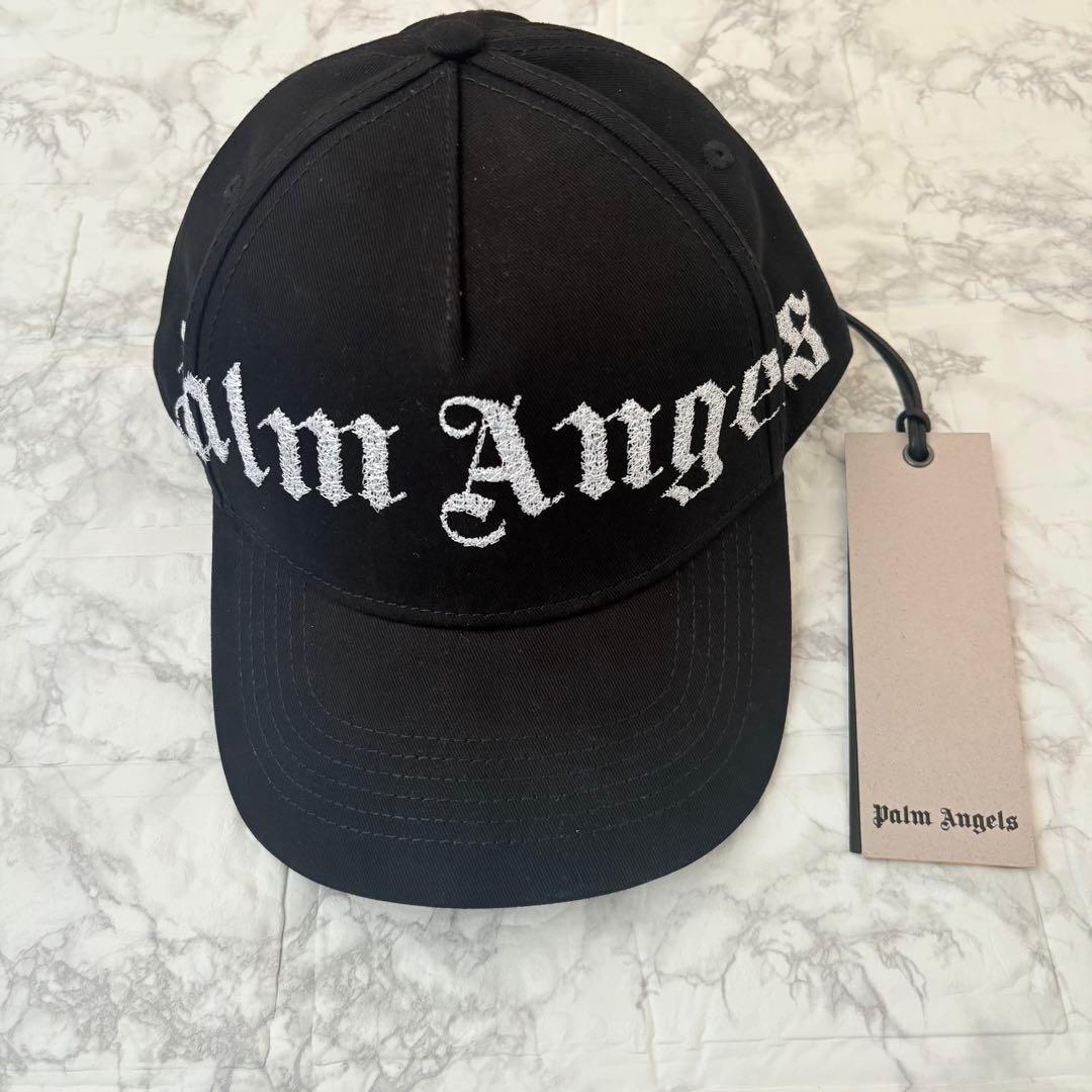 Used New Palm Angels Genuine Black Cap Logo