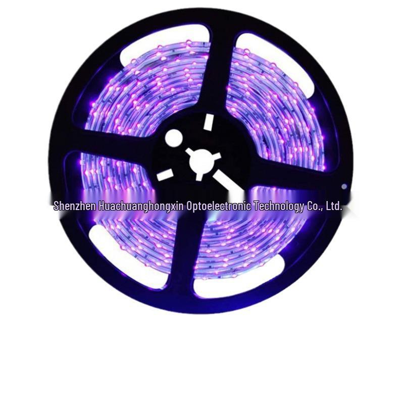 UV Sterilization Purple LED Strip Light - 8MM, 60 LEDs per Meter for Mosquito Attraction