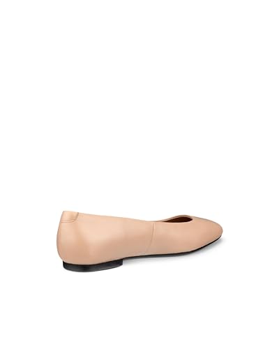 ECCO MARGOT Damen Ballerinas aus echtem Leder, Nude, Größe 23,5 cm, 3E