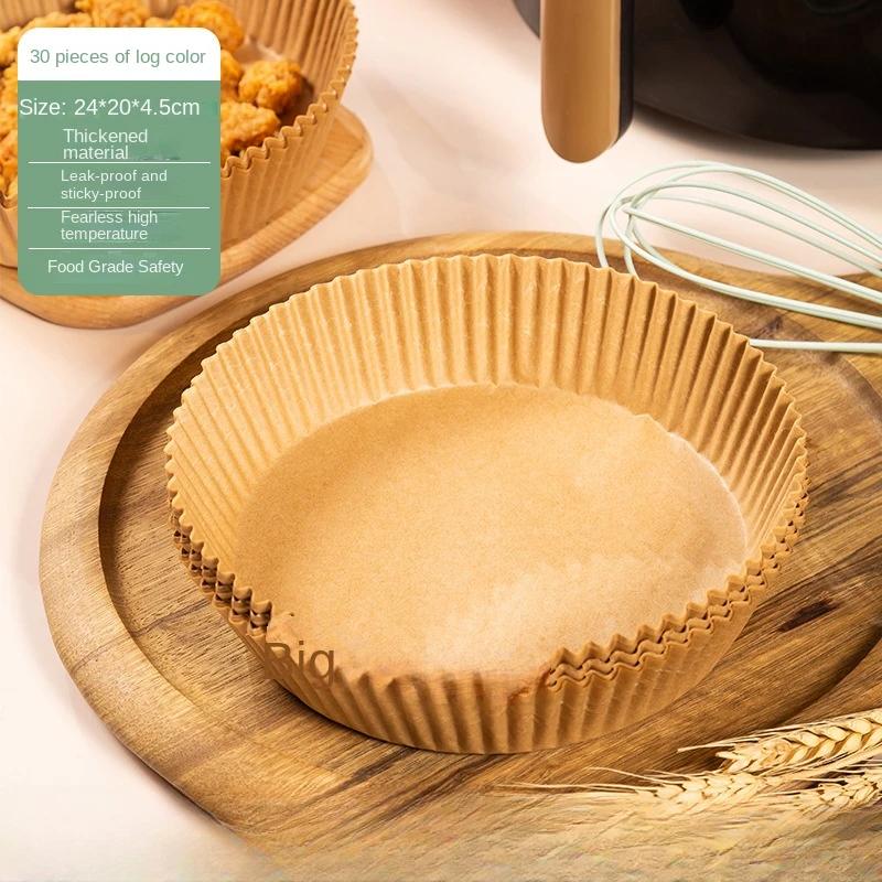 Baking Supplies Home Air Fryer Accessories Non-stick Baking Mats Food Grade Paper Pastry Bakeware Kitchen Dining Bar Waxed