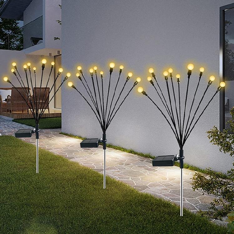 Decorative Solar Garden Lights Outdoor Waterproof Firefly- for Path Lights for Y
