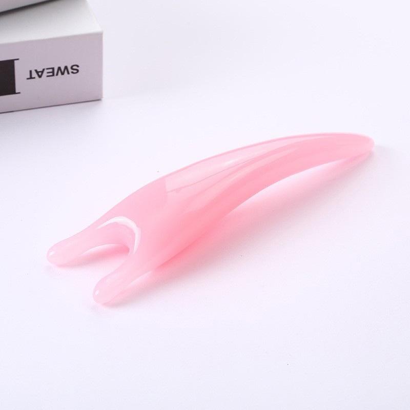 Wielofunkcyjny Masaż Skrobanie Lifting Twarzy z Żywicy Masaż Liftingujący Nos Masaż Guasha w Kształcie Y Redukcja Opuchlizny Narzędzie do Meridianów