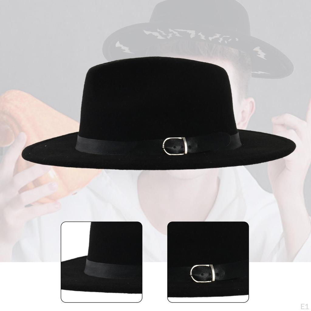 Kapelusz z szerokim rondem Rekwizyty Płaski wierzch na Cosplay Klub Bar Festiwal Muzyczny Koncert