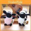 Porte-clés Mouton en Peluche Adorable Doux et Moelleux Charm de Sac Poupée Jouet Mignonne