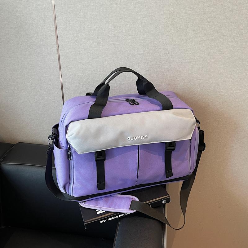Large Capacity Travel Duffel Bag with Multiple Pockets Foldable Design Casual Weekend Carry On Bag