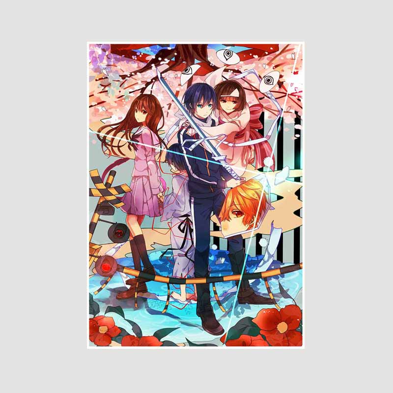 

Горячие аниме-постеры и принты Noragami, высококачественные постеры на белой бумаге в стиле ретро, художественная живопись, домашний декор, бар, кафе, настенное украшение, фреска, подарки 30x21cm