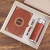 2026 Well Sell Custom-Made Redwood Notebook Corporate Gift Set for Clients Graduation Edition