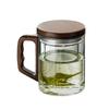 Household Glass Tea Cup Office Men and Women Glass Tea Brewer High Borosilicate Filter Tea Water Separation Three Piece Cup
