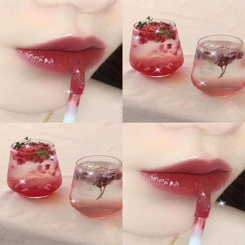 Little Bear Mirror Lip Gloss: Watery Glass Lip Nectar Moisturizing Lipstick